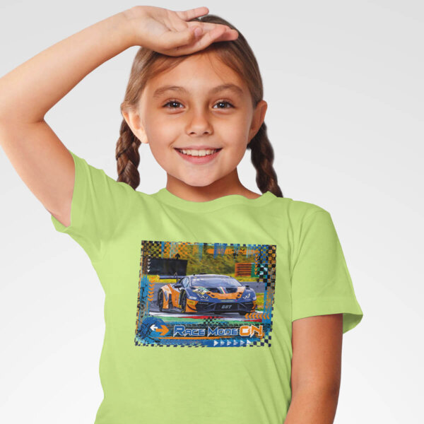 Kinder T-Shirt – RACE MODE ON – Lamborghini Huracán GT3 EVO2 – Bild 5