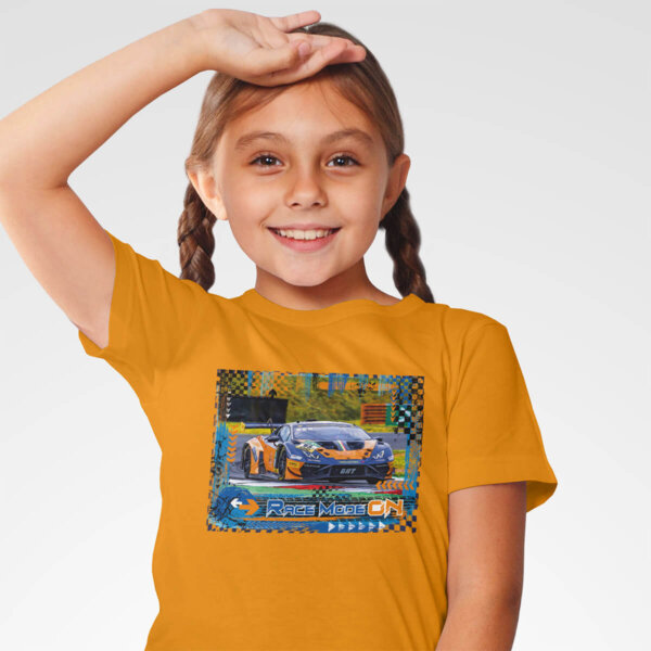 Kinder T-Shirt – RACE MODE ON – Lamborghini Huracán GT3 EVO2 – Bild 4