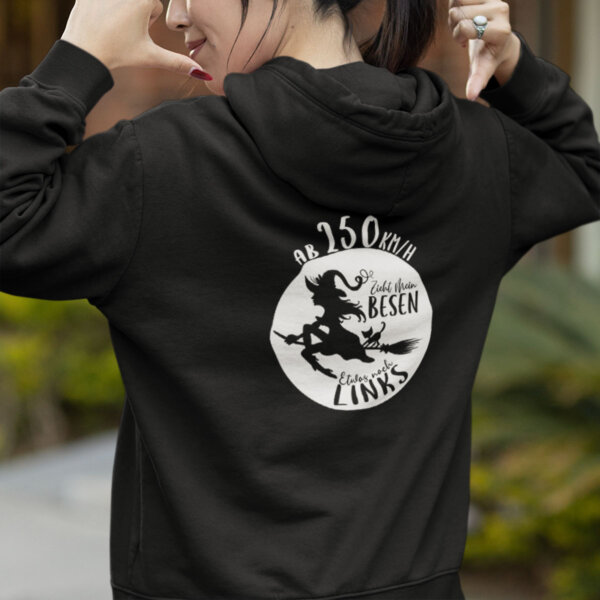 Women's hoodie "Hexenritt" - magic, comfort and humor - Image 13