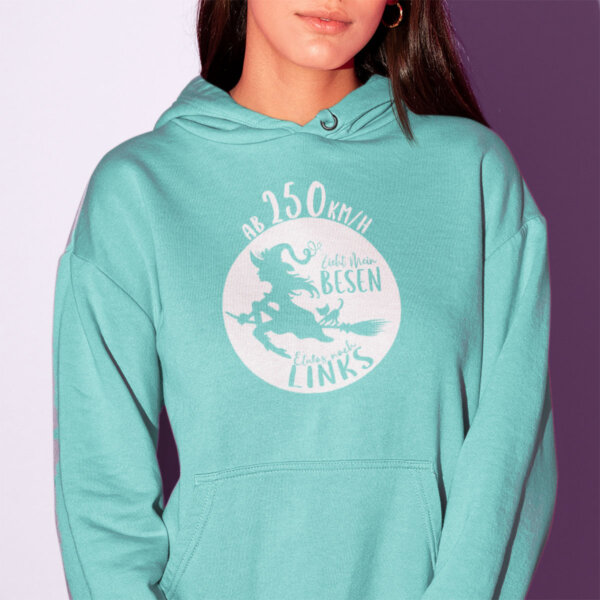 Women's hoodie "Hexenritt" - magic, comfort and humor - Image 4