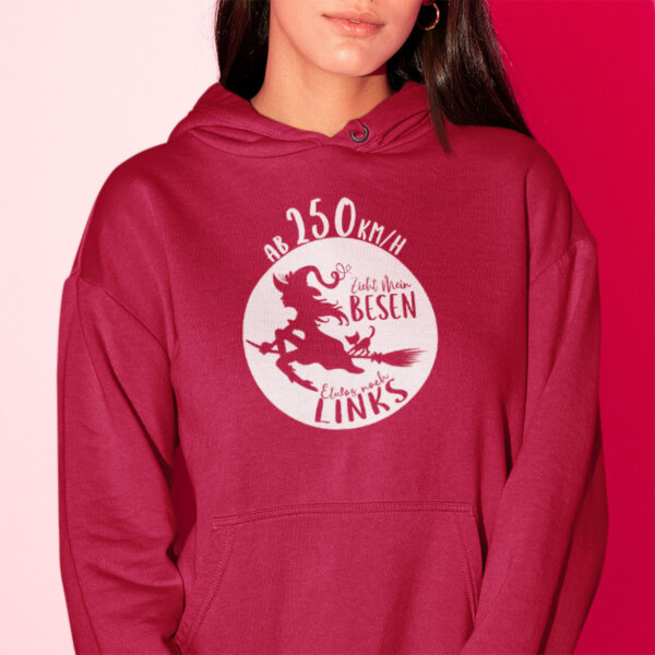 Women's hoodie "Hexenritt" - magic, comfort and humor - Image 2