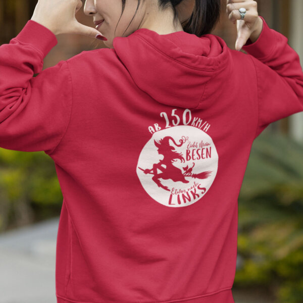 Women's hoodie "Hexenritt" - magic, comfort and humor - Image 9