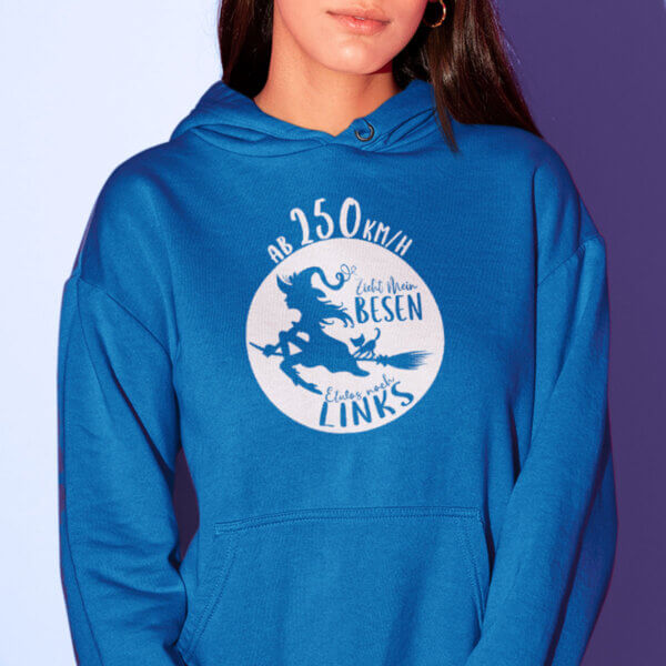 Women's hoodie "Hexenritt" - magic, comfort and humor - Image 5