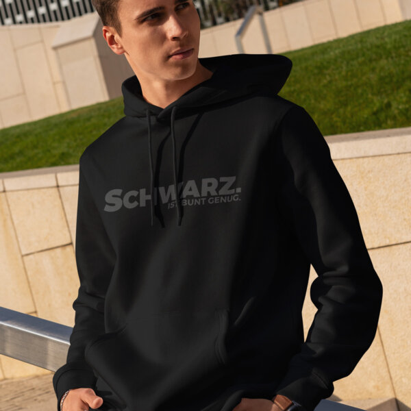 Hoodie “Schwarz ist bunt genug”