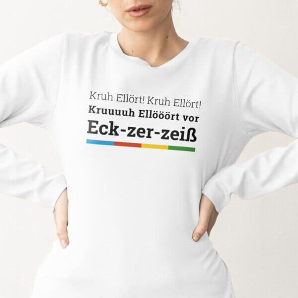 Maritimes Urlaubs Kreuzfahrt T-Shirt - für Damen mit Langarm - Kruh Ellört in klassischen Farben – Bild 3