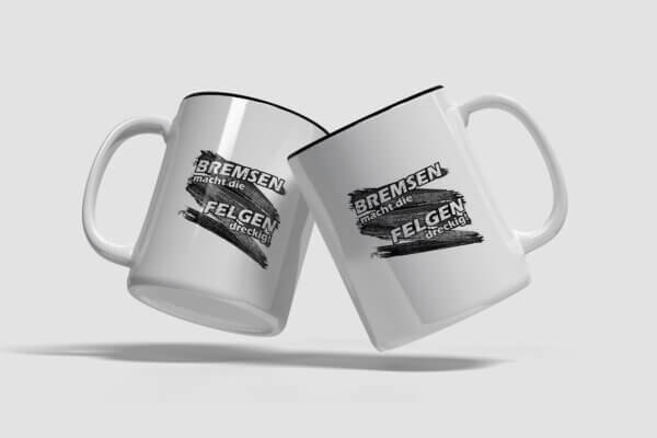 Kaffeetasse Bremsen macht die Felgen dreckig – Bild 3