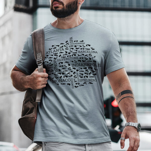 Herren T-Shirt “Global Racetrack Explorer” – Bild 2